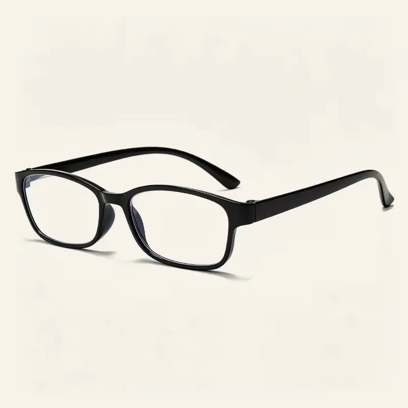 Los lentes de tres cuartos, sobre fondo claro