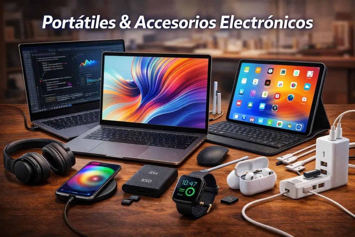 Portatiles y accesorios electronicos