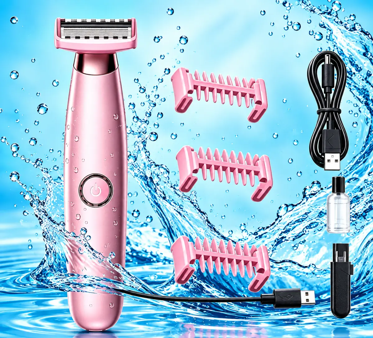 Depiladora Inalámbrica HTC HL-287 Lavable para Dama